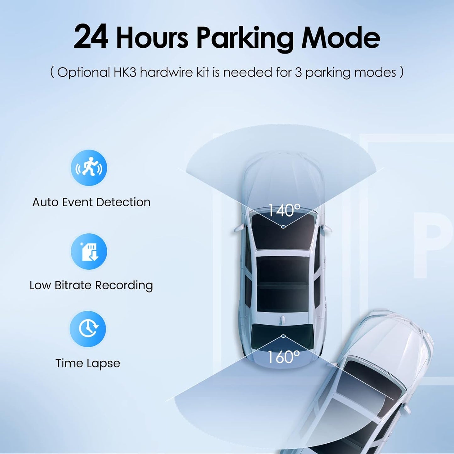 Viofo A129 Plus Duo Front & Rear - 2K Quad HD Dual Channel Dash Camera - GPS - Night Vision - Compact - Wireless