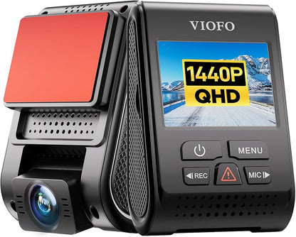 VIOFO A119 V3 - 2K 60 fps Dash Cam - Compact Front Camera - Quad HD 2560 * 1600P