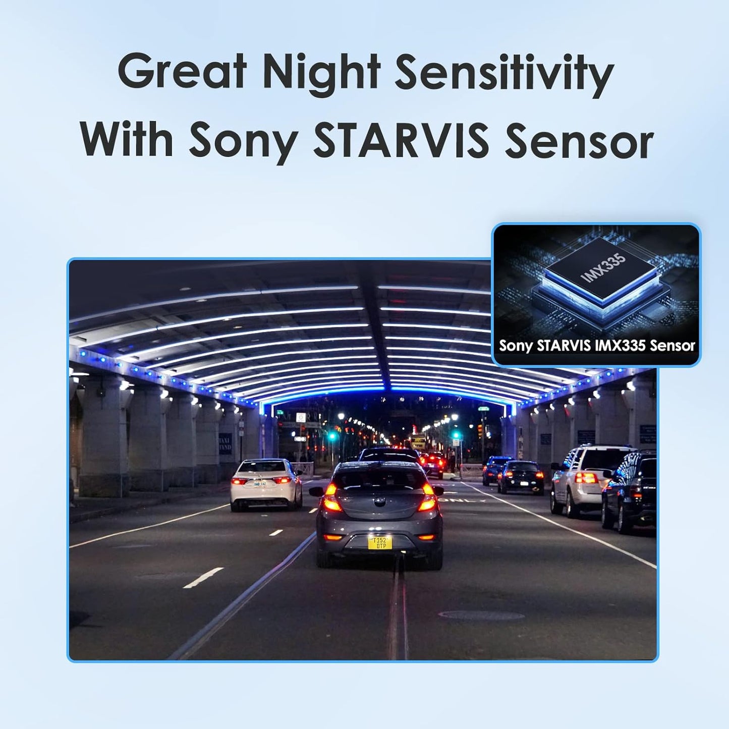 Viofo A129 Plus Duo Front & Rear - 2K Quad HD Dual Channel Dash Camera - GPS - Night Vision - Compact - Wireless