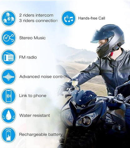 Freedconn TCOM VB Motorcycle Helmet Intercom Bluetooth Headset