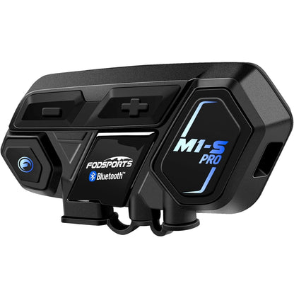 Fodsports M1-S Pro Motorcycle Intercom Helmet Headset Bluetooth 2000M