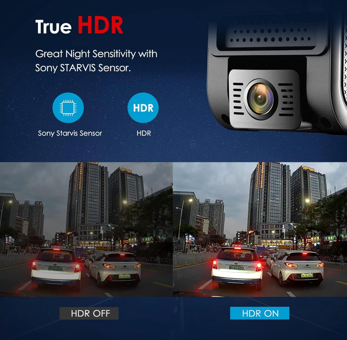 VIOFO A119 V3 - 2K 60 fps Dash Cam - Compact Front Camera - Quad HD 2560 * 1600P