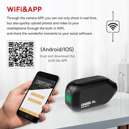 Drift Ghost XL - Motorcycle Helmet Camera 1080p - Motorbike Dash Cam